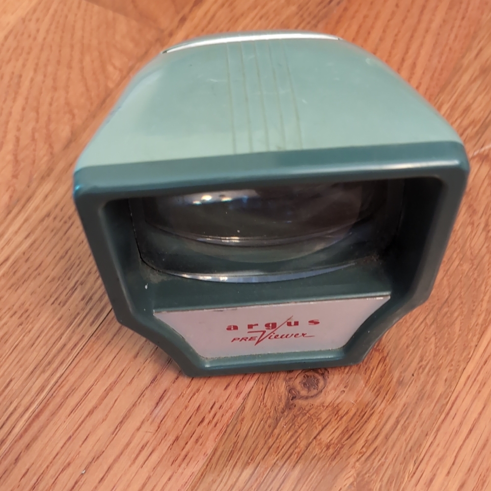 Argus PreViewer Slide Viewer Green Vintage